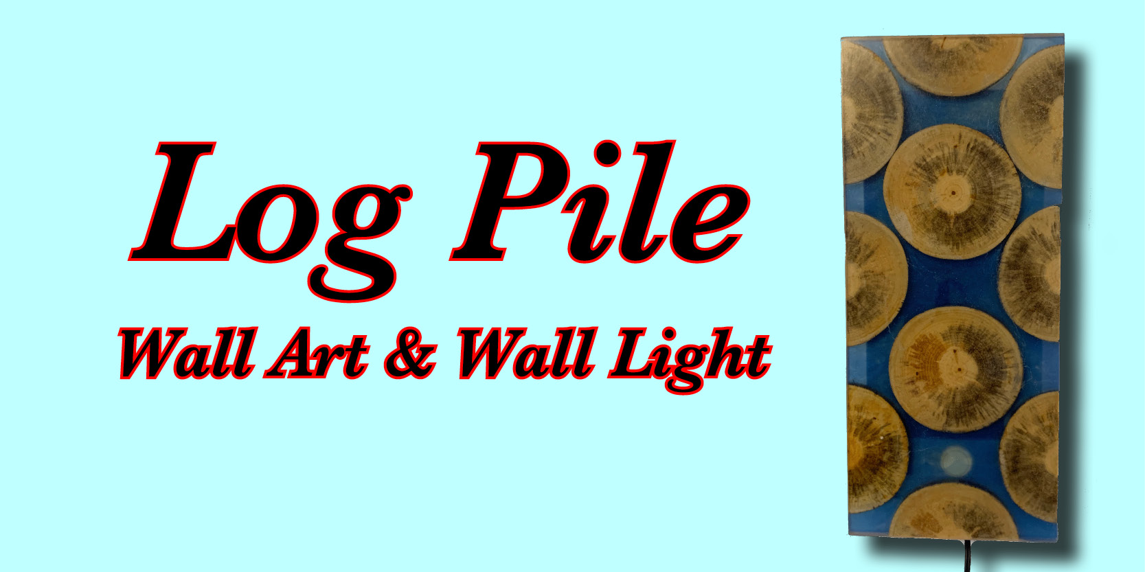 Log Pile Wall Light, Wall art, home decor, just a very cool beaver Dam wall light and art  